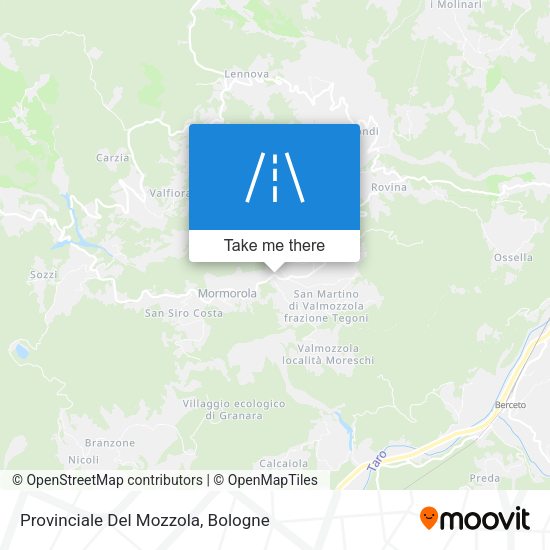 Provinciale Del Mozzola map