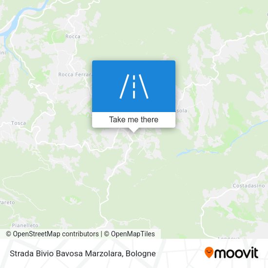 Strada Bivio Bavosa Marzolara map