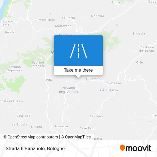Strada Il Banzuolo map