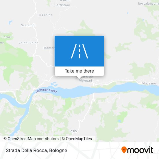 Strada Della Rocca map