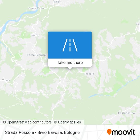 Strada Pessola - Bivio Bavosa map