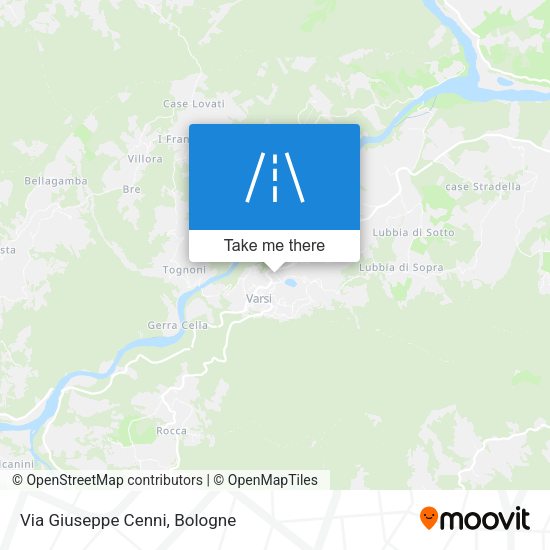 Via Giuseppe Cenni map