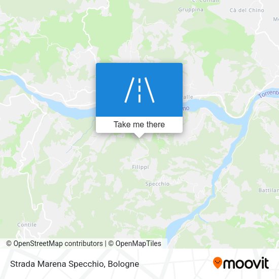 Strada Marena Specchio map