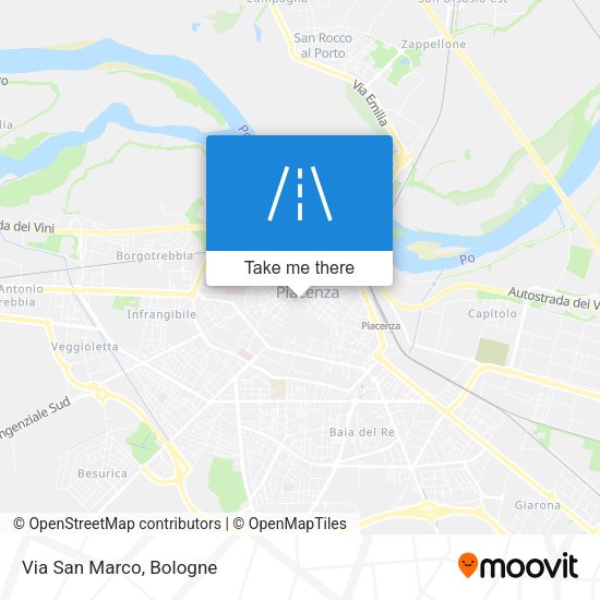 Via San Marco map