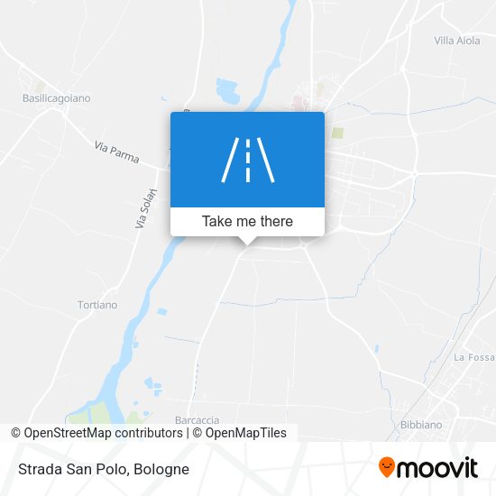 Strada San Polo map