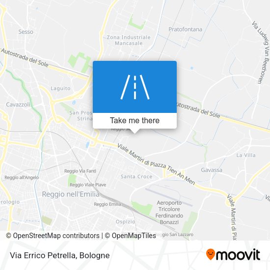 Via Errico Petrella map