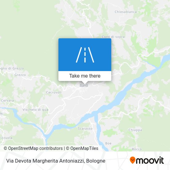 Via Devota Margherita Antoniazzi map