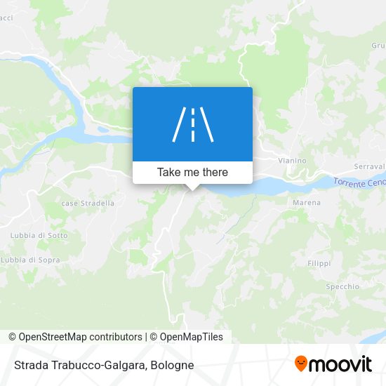 Strada Trabucco-Galgara map