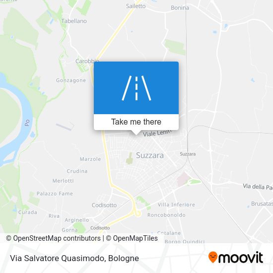 Via Salvatore Quasimodo map
