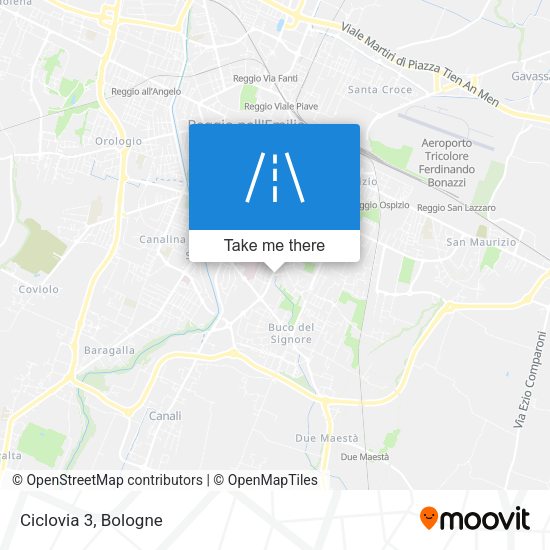 Ciclovia 3 map