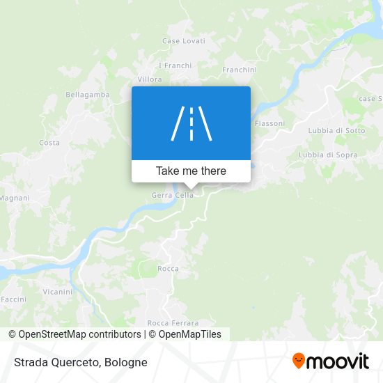 Strada Querceto map