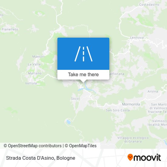 Strada Costa D'Asino map