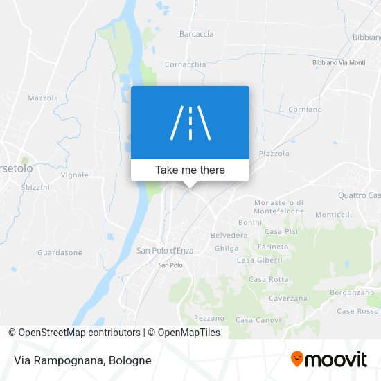 Via Rampognana map