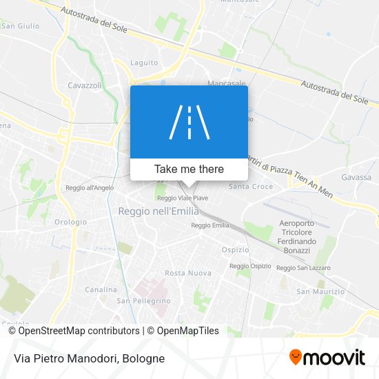 Via Pietro Manodori map