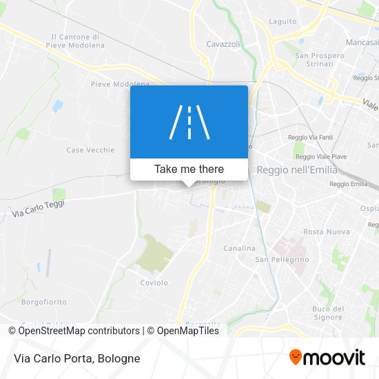 Via Carlo Porta map