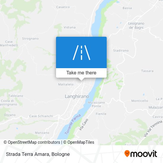 Strada Terra Amara map
