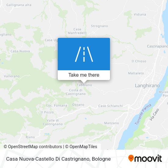 Casa Nuova-Castello Di Castrignano map