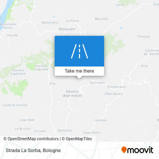 Strada La Sorba map