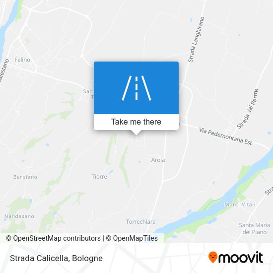 Strada Calicella map