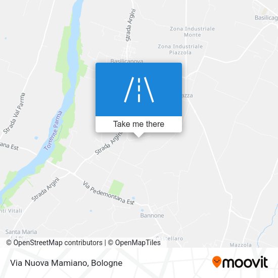 Via Nuova Mamiano map