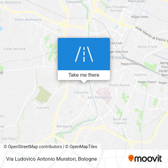 Via Ludovico Antonio Muratori map