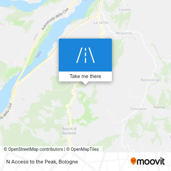 N Access to the Peak map