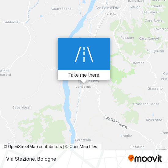 Via Stazione map