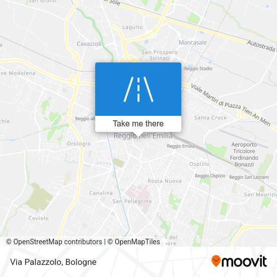 Via Palazzolo map