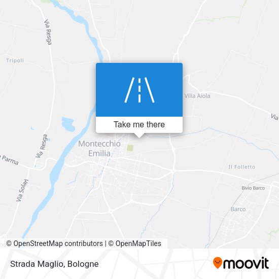 Strada Maglio map