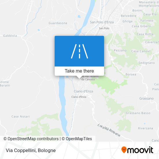 Via Coppellini map