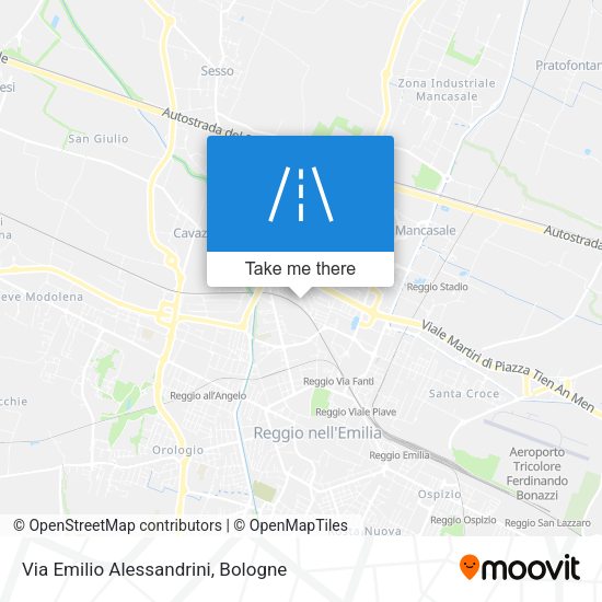 Via Emilio Alessandrini map
