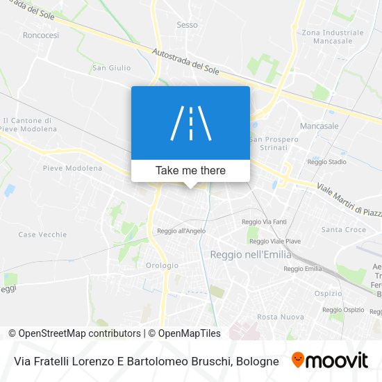 Via Fratelli Lorenzo E Bartolomeo Bruschi map