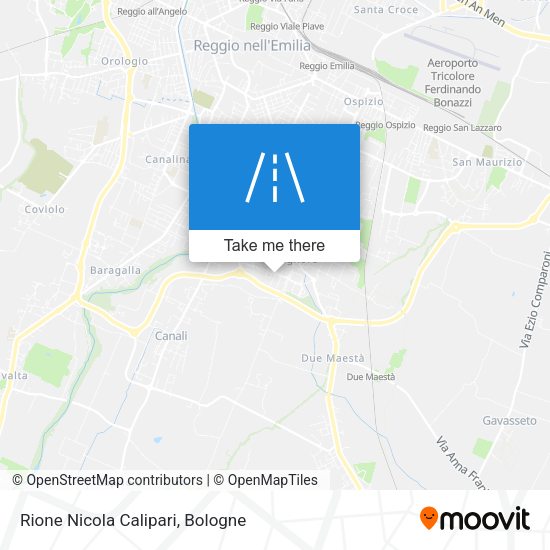 Rione Nicola Calipari map