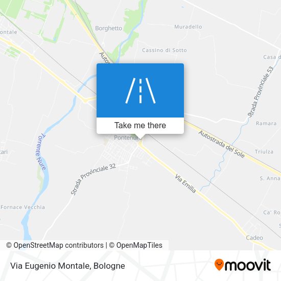Via Eugenio Montale map