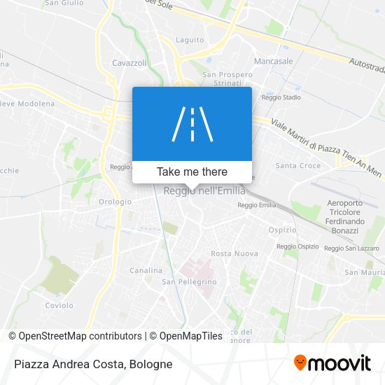 Piazza Andrea Costa map