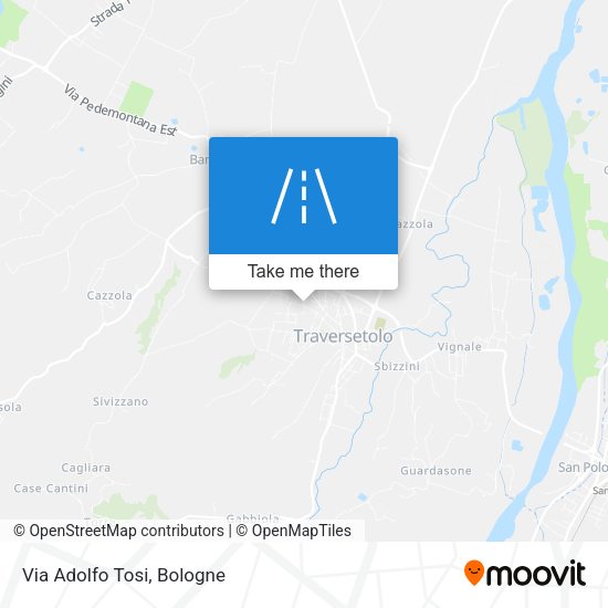 Via Adolfo Tosi map