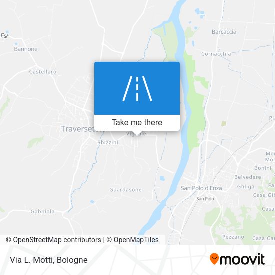 Via L. Motti map