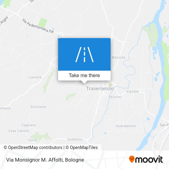 Via Monsignor M. Affolti map