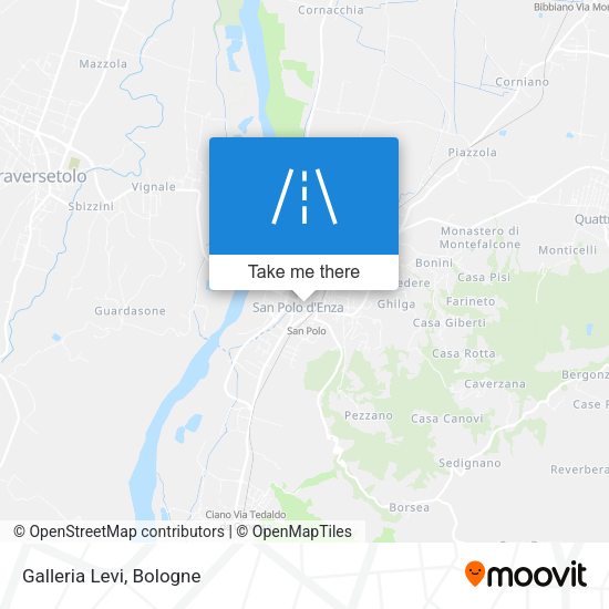 Galleria Levi map