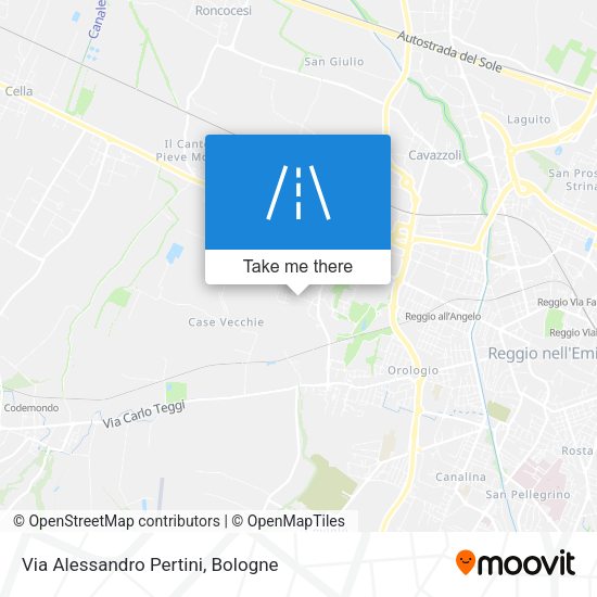 Via Alessandro Pertini map
