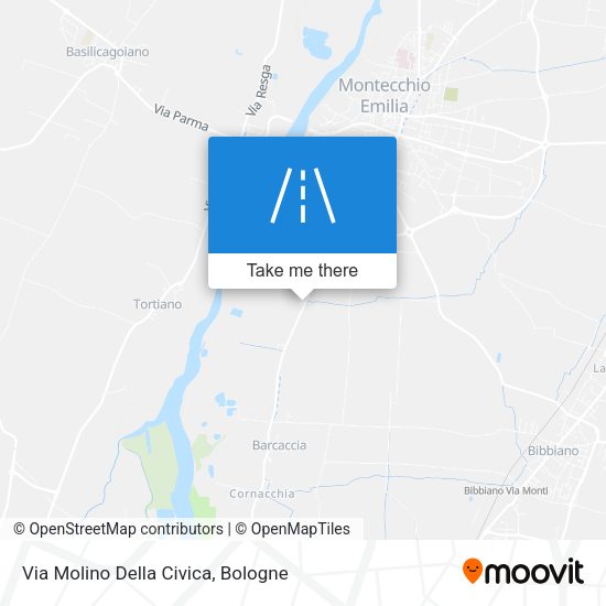 Via Molino Della Civica map