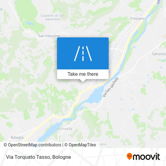Via Torquato Tasso map