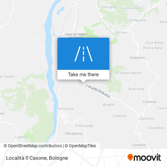 Località Il Casone map