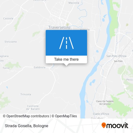 Strada Gosella map
