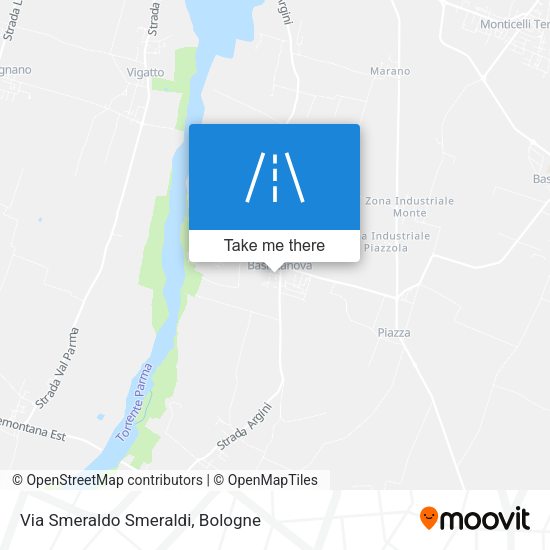 Via Smeraldo Smeraldi map