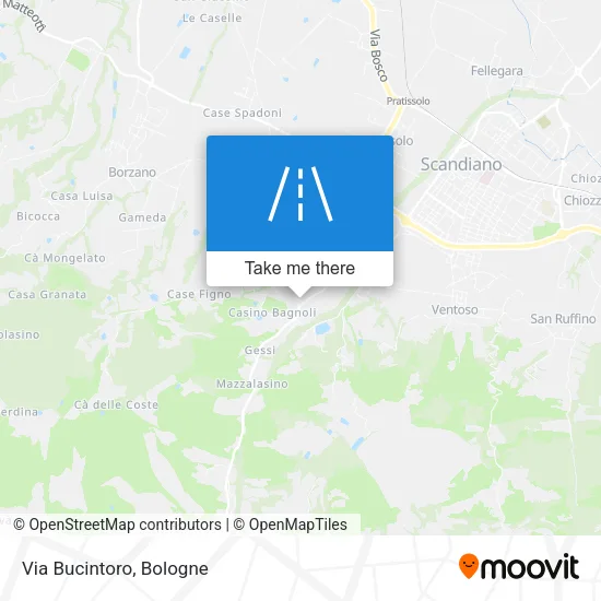 Via Bucintoro map