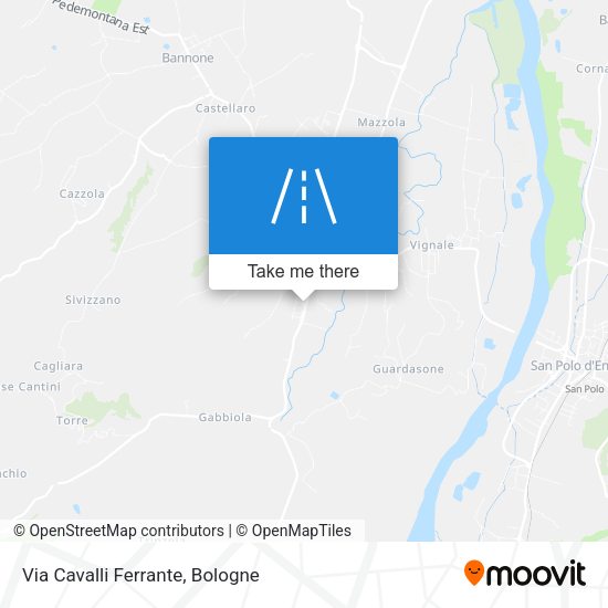 Via Cavalli Ferrante map