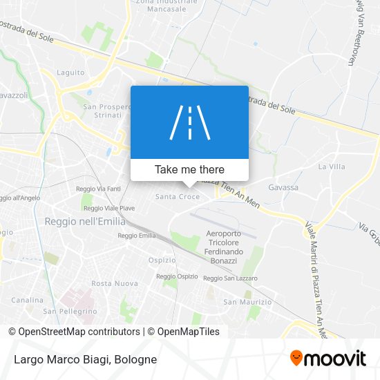 Largo Marco Biagi map