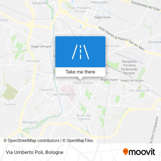 Via Umberto Poli map