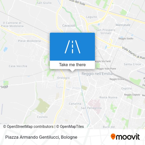 Piazza Armando Gentilucci map